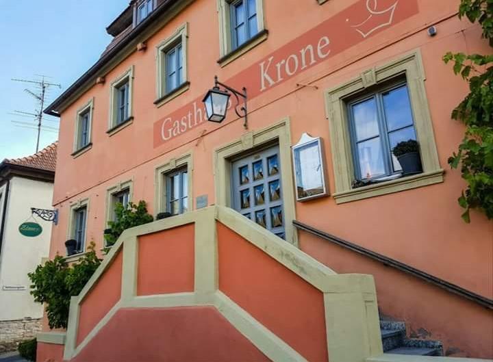 Gasthaus Krone Wiesentheid ภายนอก รูปภาพ